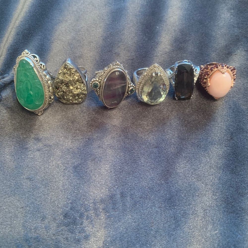 31 Rings most marked 925